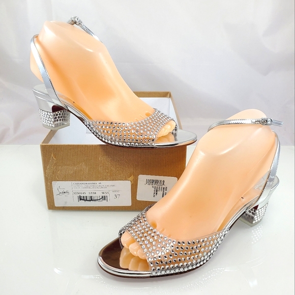 25C Sandal 45mm Open Heel Beige Lambskin 233490